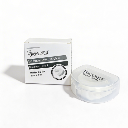 UJAWLINER beginner jaw exerciser 40 lbs white