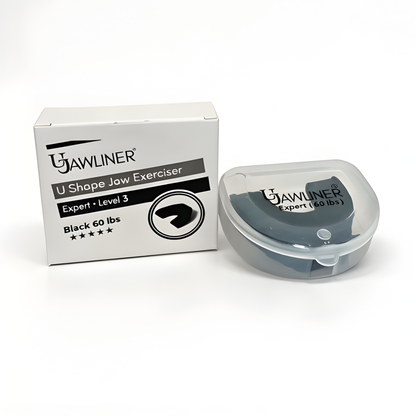 UJAWLINER expert jaw exerciser 60 lbs black