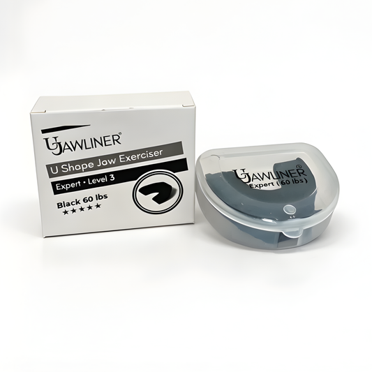 UJAWLINER expert jaw exerciser 60 lbs black