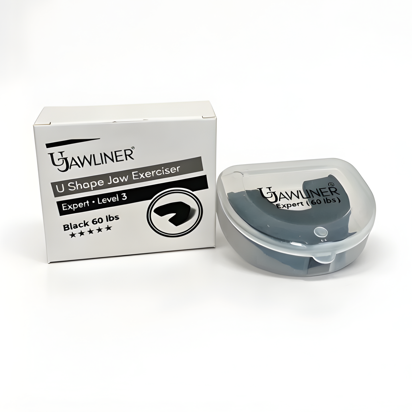 UJAWLINER expert jaw exerciser 60 lbs black