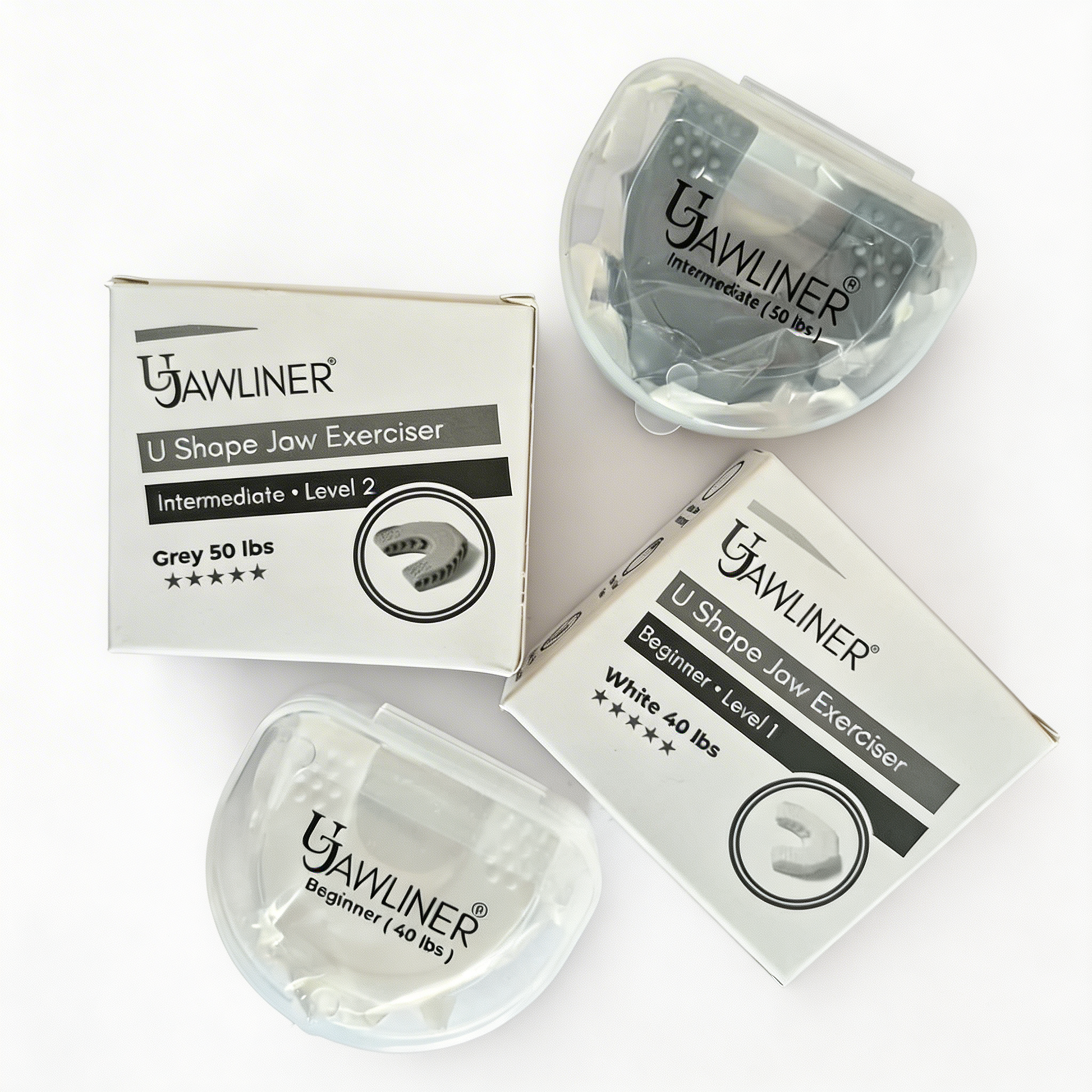UJAWLINER jaw exerciser in use jawline training